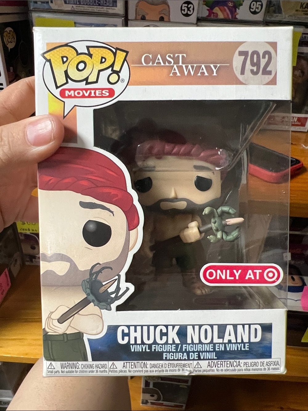 Funko Pop! Movies Cast Away Chuck Noland Vinyl Figure - Red Hair